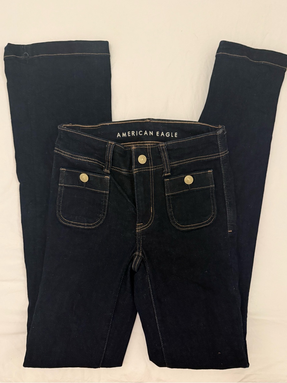 American Eagle Outfitters Women’s Dark Indigo Bootcut Jeans